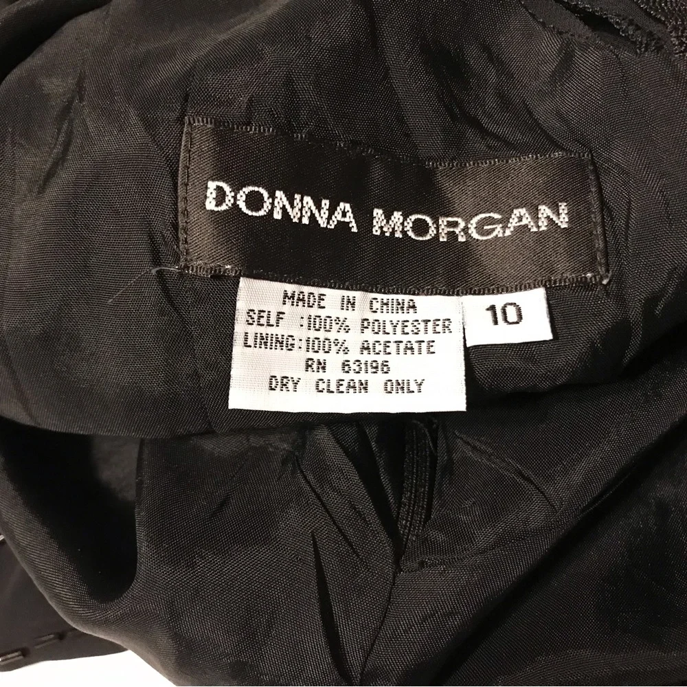 Evening beaded black dress women’s size 10 - Picture 9 of 10